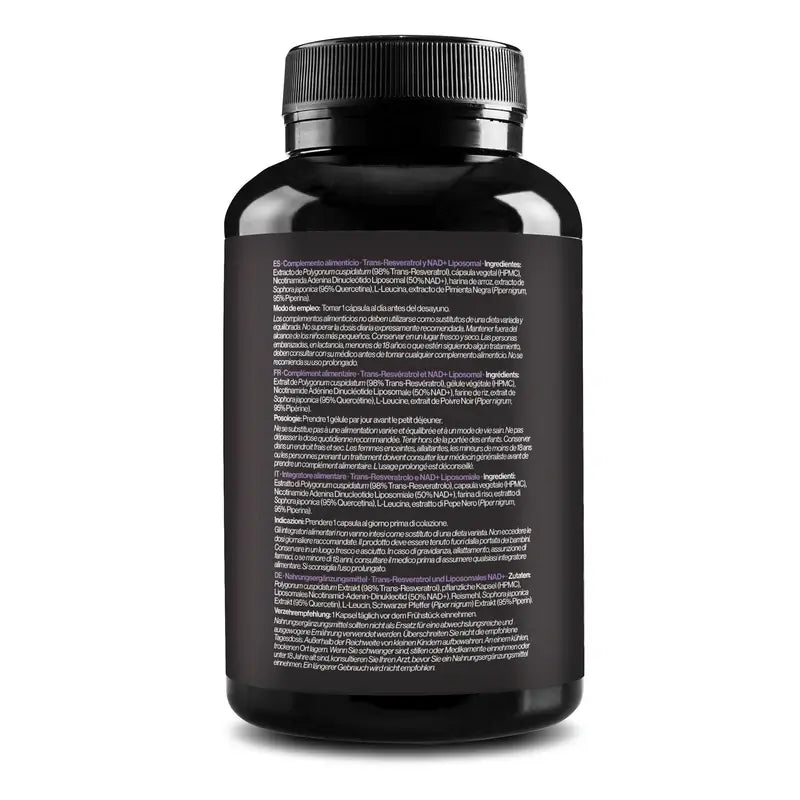 Zenement Trans-Resveratrol Y Nad+ Liposomal, 90 cápsulas veganas