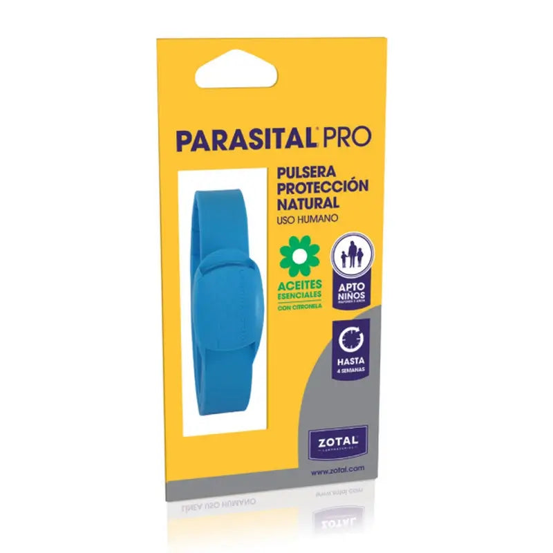 Zotal Parasital Pro Humana Repelentes Naturales Pulsera, 1 Unidad