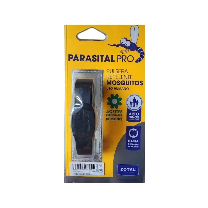 Zotal Parasital Pro Humana Repelentes Naturales Pulsera, 1 Unidad