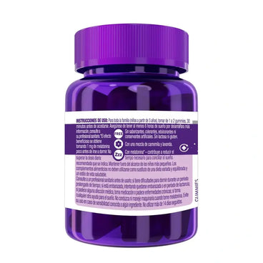 Zzzquil  Natura Kids Melatonina a Partir 4 Años , 30 gummies Ingredientes