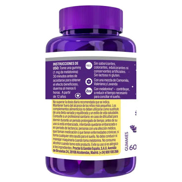 ZzzQuil Mango, Plátano y Valeriana, 60 Gummies