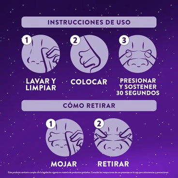 Zzzquil Sueño Tiras Nasales, Respira y Duerme Mejor, 10 Tiras